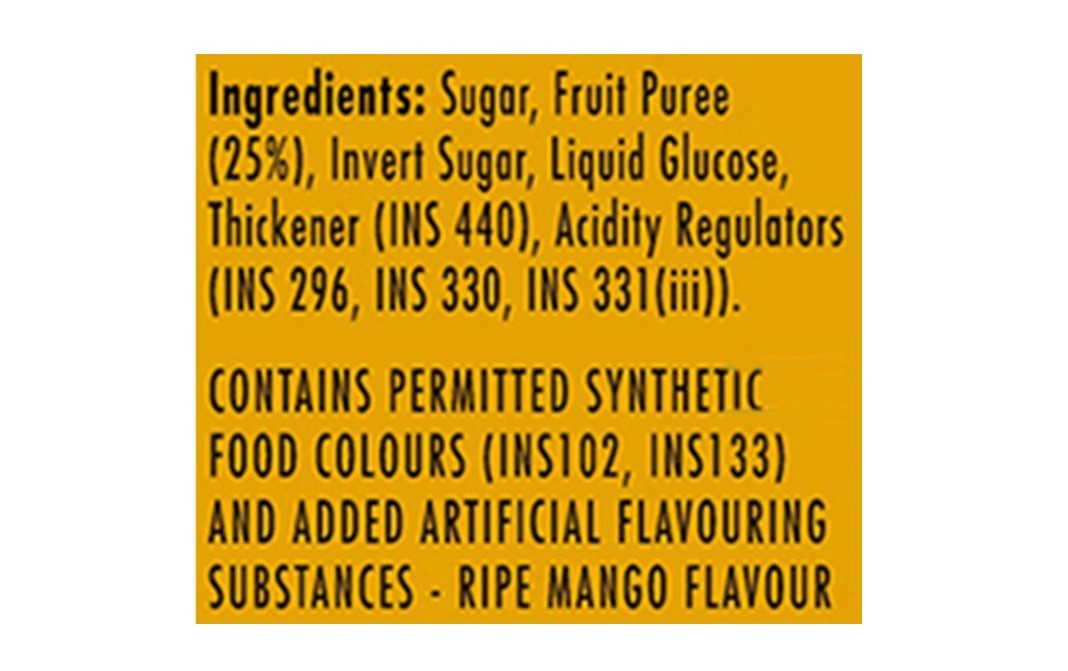 Alpenliebe Juzt Jelly Mango Bottles (Ripe Mango Flavoured)   Pack  72.8 grams